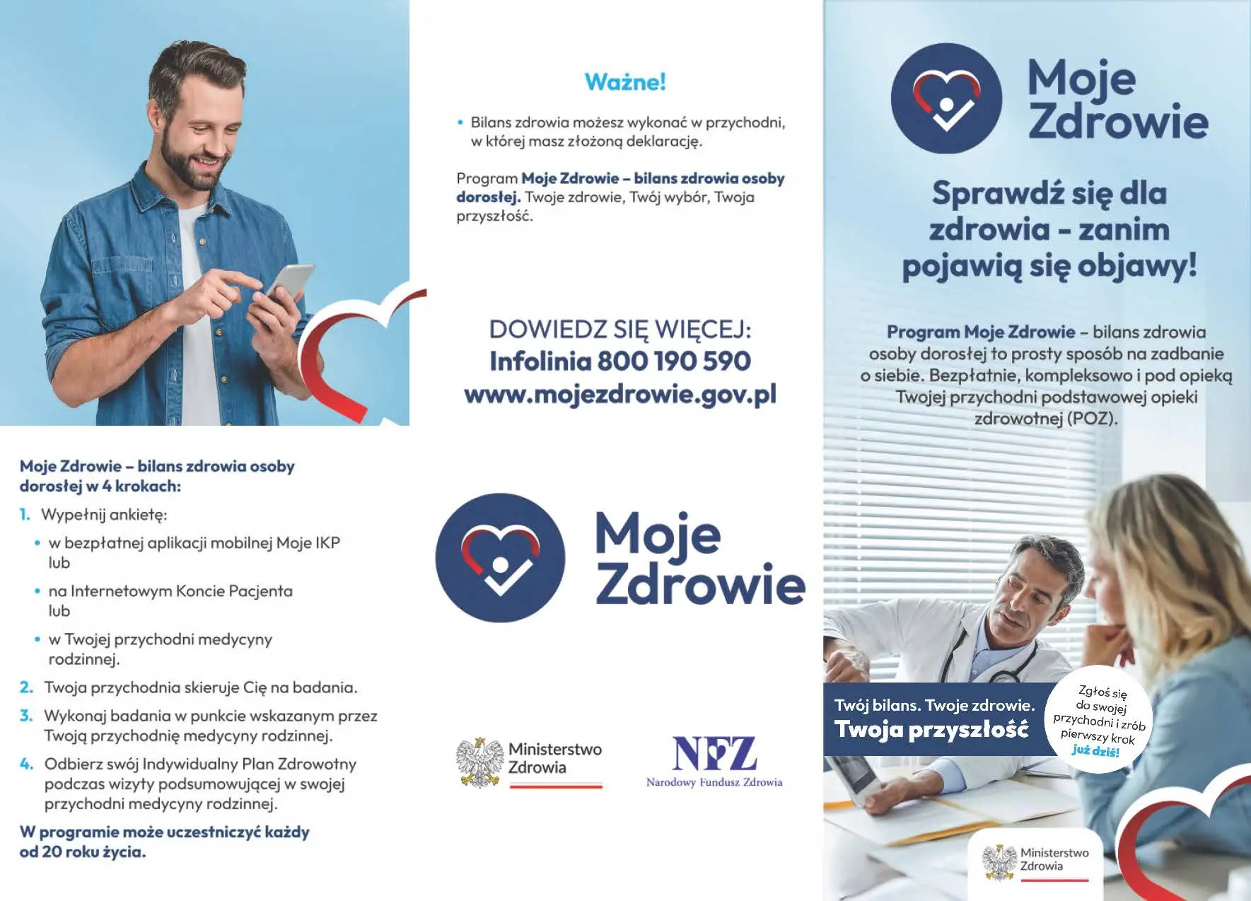 Moje zdrowie - ulotka long str 1
